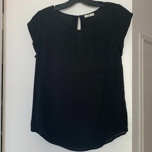 Joie Black Silk Top
